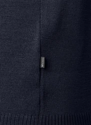 MAERZ Muenchen Pullunder Dunkelblau/Blau