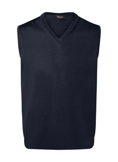 MAERZ Muenchen Pullunder Dunkelblau/Blau