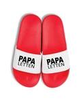 Youth Designz Herren Badelatschen Papa Letten Rot