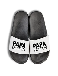 Youth Designz Herren Badelatschen Papa Letten Braun/Grau/Silber/Lila/Rot/Beige