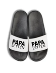 Youth Designz Herren Badelatschen Papa Letten Braun/Grau/Silber/Lila/Rot/Beige