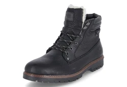 Rieker Herren Schnürboot Winterboots schwarz