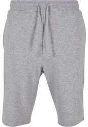 URBAN CLASSICS Sweatshorts Herren Low Crotch Hellgrau/Grau/Dunkelgrau