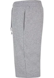 URBAN CLASSICS Sweatshorts Herren Low Crotch Hellgrau/Grau/Dunkelgrau