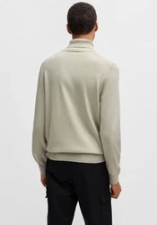BOSS ORANGE Strickpullover Akiro_S Khaki/Beige