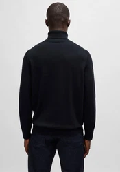 BOSS ORANGE Strickpullover Akiro_S Schwarz/Dunkelblau