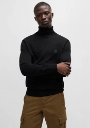 BOSS ORANGE Strickpullover Akiro_S schwarz
