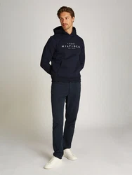 Hoodie Tommy Hilfiger Tommy Hilfiger Hoody mit Logo Dunkelblau/Blau/Lila/Braun
