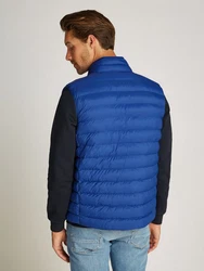 Tommy Hilfiger Steppweste PACKABLE RECYCLED VEST mit Logostickerei blau