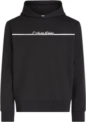 Calvin Klein Big&Tall Sweatshirt BT_SPLIT LINE LOGO HOODIE mit Logoprint Grün