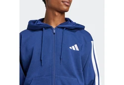 adidas Sportswear Sweatshirt 3S FL FZ HD Blau/Hellblau/Dunkelblau