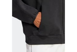 adidas Sportswear Kapuzensweatshirt FI SL FZ Schwarz/Dunkelgrau/Hellgrau
