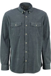 camel active Langarmhemd Longsleeve Shirt Hellblau/Blau/Grau/Dunkelblau