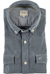 camel active Langarmhemd Longsleeve Shirt Hellblau/Blau/Grau/Dunkelblau