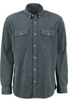 camel active Langarmhemd Longsleeve Shirt Hellblau/Blau/Grau/Dunkelblau
