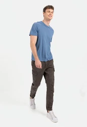 camel active T-Shirt Grau/Hellblau/Blau/Pastell