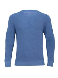 Schietwetter Strickpullover Herren Samm Blau/Hellblau