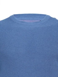 Schietwetter Strickpullover Herren Samm Blau/Hellblau