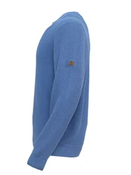 Schietwetter Strickpullover Herren Samm Blau/Hellblau
