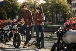 Richa Motorradjacke Daytona 2 Braun/Dunkelbraun