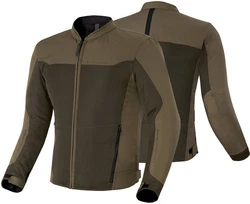 SHIMA Motorradjacke Openair Dunkelgrün/Khaki/Braun/Grau