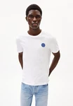 Armedangels Print-Shirt JAAMES SMILE Herren T-Shirt Weiß