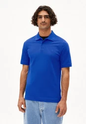 ARMEDANGELS Poloshirt 'Maario' (GOTS) Blau/Dunkelblau/Hellblau