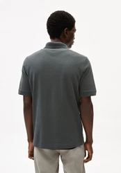 ARMEDANGELS Poloshirt 'Maario' (GOTS) Dunkelgrau/Grau/Dunkelgrün/Khaki/Hellgrau