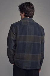 Next Hemdjacke mit Teddyfellfutter (1-St) Blau/Grau/Hellblau/Dunkelblau