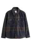 Next Hemdjacke mit Teddyfellfutter (1-St) Blau/Grau/Hellblau/Dunkelblau