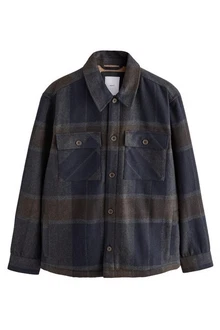 Next Hemdjacke mit Teddyfellfutter (1-St)