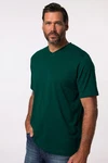 JP1880 T-Shirt Basic V-Ausschnitt Dunkelgrün/Grün