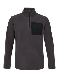Rollkragenpullover PRTCARE 1/4 zip active top DEEP GREY