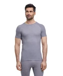 FALKE T-Shirt Wool-Tech Light Grau/Lila
