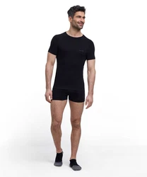 FALKE T-Shirt Wool-Tech Light Schwarz/Dunkelblau/Khaki/Braun