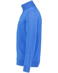 GANT Strickjacke CASUAL COTTON ZIP CARDIGAN Hellblau/Blau