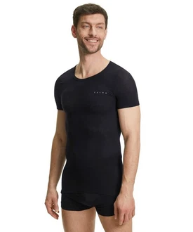 FALKE T-Shirt für warme Temperaturen Schwarz/Dunkelblau/Hellblau/Grau
