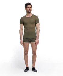 FALKE T-Shirt für warme Temperaturen Dunkelgrün/Khaki