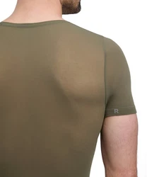 FALKE T-Shirt für warme Temperaturen Dunkelgrün/Khaki