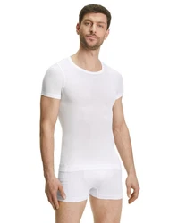 FALKE T-Shirt für warme Temperaturen Creme/Weiß