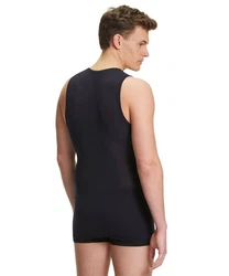 FALKE Tanktop Schwarz/Braun/Dunkelblau