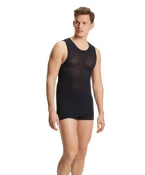 FALKE Tanktop Schwarz/Braun/Dunkelblau
