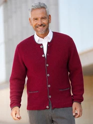 Witt Strickjacke Bordeaux/Dunkelrot/Rot