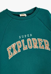 Koton Sweatshirt Rundhalsausschnitt Mit Aufdruck 