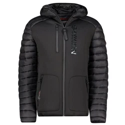 Geographical Norway Herren Winterjacke Beachwood Grau/Schwarz/Dunkelgrau