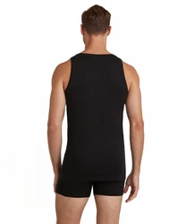 FALKE Tanktop Natürlicher Komfort Schwarz/Rot