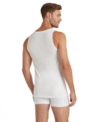 FALKE Tanktop Natürlicher Komfort Creme/Weiß/Braun