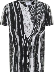 CARLO COLUCCI T-Shirt De Bellis Schwarz/Grau