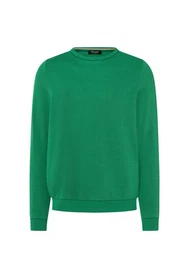 Strickfleece-Pullover Pullover Rundhals 1/1 Arm