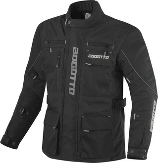 Bogotto Motorradjacke Covelo Weiß/Schwarz/Grau